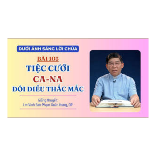 Bài 103: Tiệc cưới Cana - Đôi điều thắc mắc
